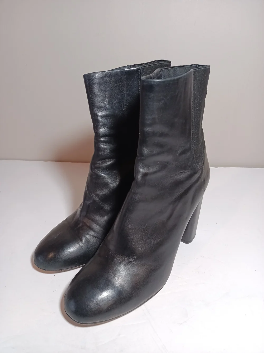 Rag & Bone Agnes Boot in Black Leather Size 40 US 10